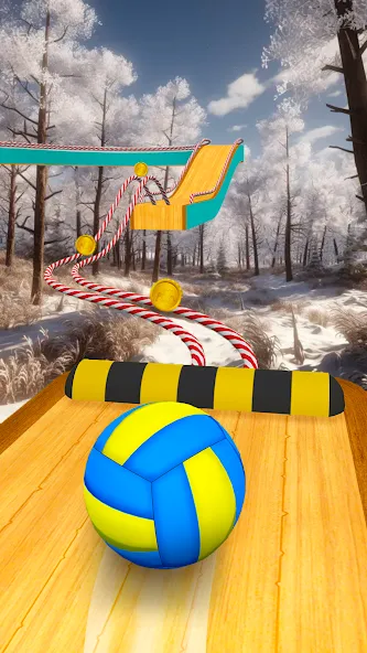 Взломанная Fast Ball Jump — Going Ball 3d (Скай Болл Джамп)  [МОД Много денег] — стабильная версия apk на Андроид screen 4