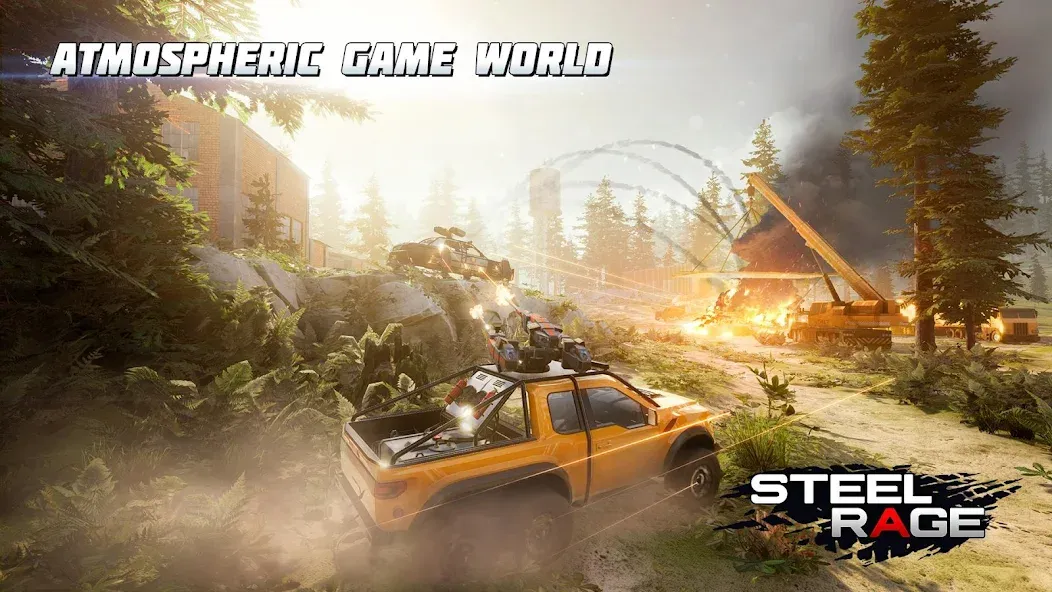 Взлом Steel Rage: Mech Cars PvP War (Стил Рейдж)  [МОД Все открыто] — последняя версия apk на Андроид screen 3