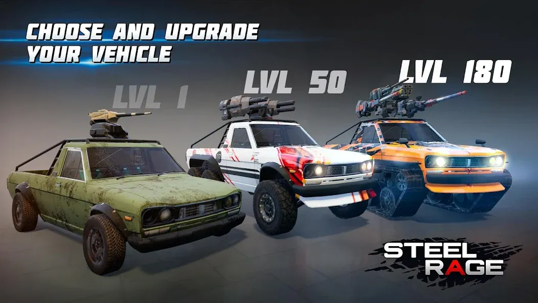 Взлом Steel Rage: Mech Cars PvP War (Стил Рейдж)  [МОД Все открыто] — последняя версия apk на Андроид screen 4