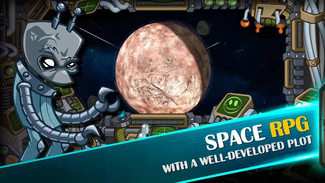 Взлом Space Raiders RPG  [МОД Много денег] — последняя версия apk на Андроид screen 2