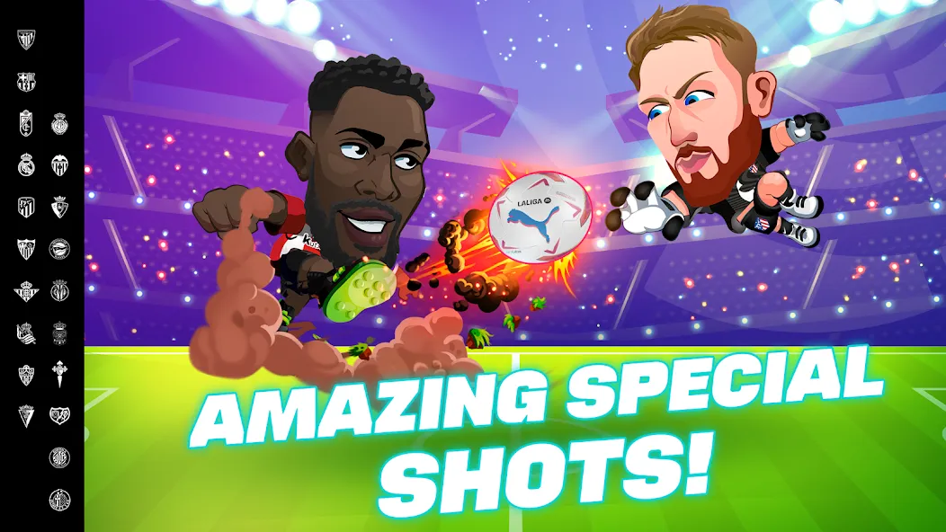 Взломанная LALIGA Head Football 23 SOCCER (Хед Футбол)  [МОД Mega Pack] — полная версия apk на Андроид screen 2