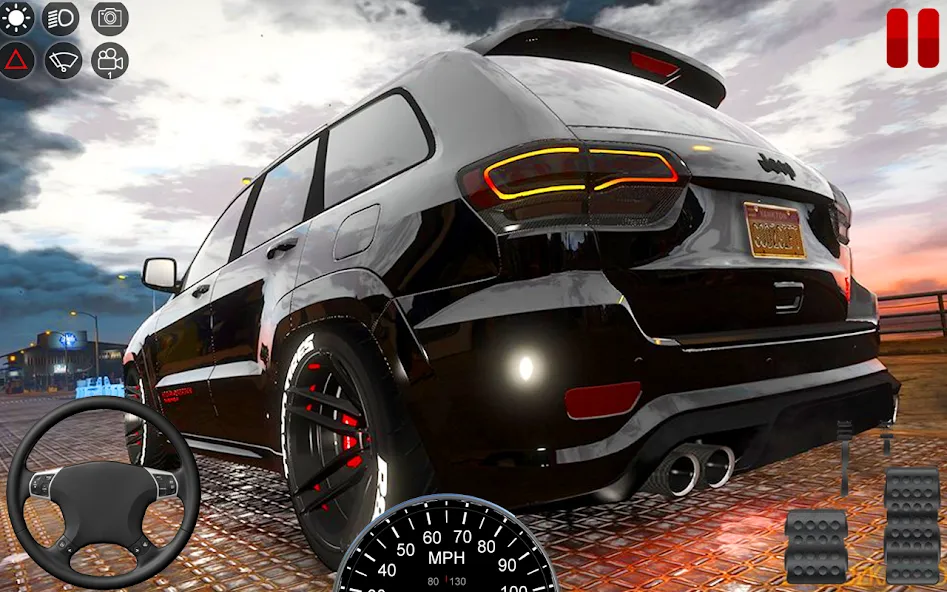 Скачать взломанную US Prado Car Games Simulator  [МОД Бесконечные монеты] — стабильная версия apk на Андроид screen 1