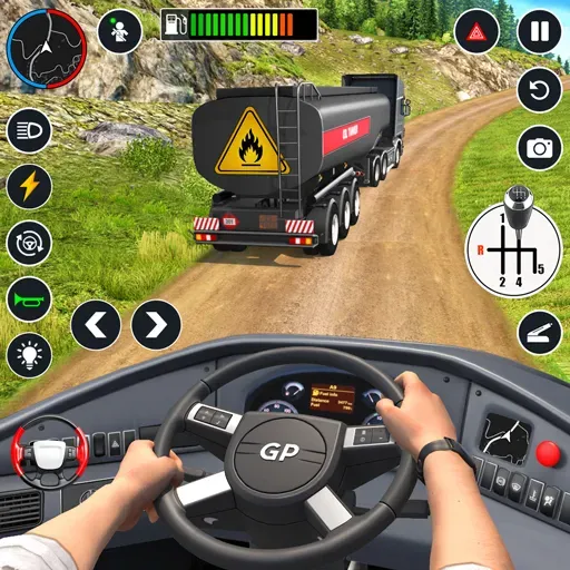 Взломанная Oil Truck Games: Driving Games  [МОД Unlimited Money] — полная версия apk на Андроид screen 1