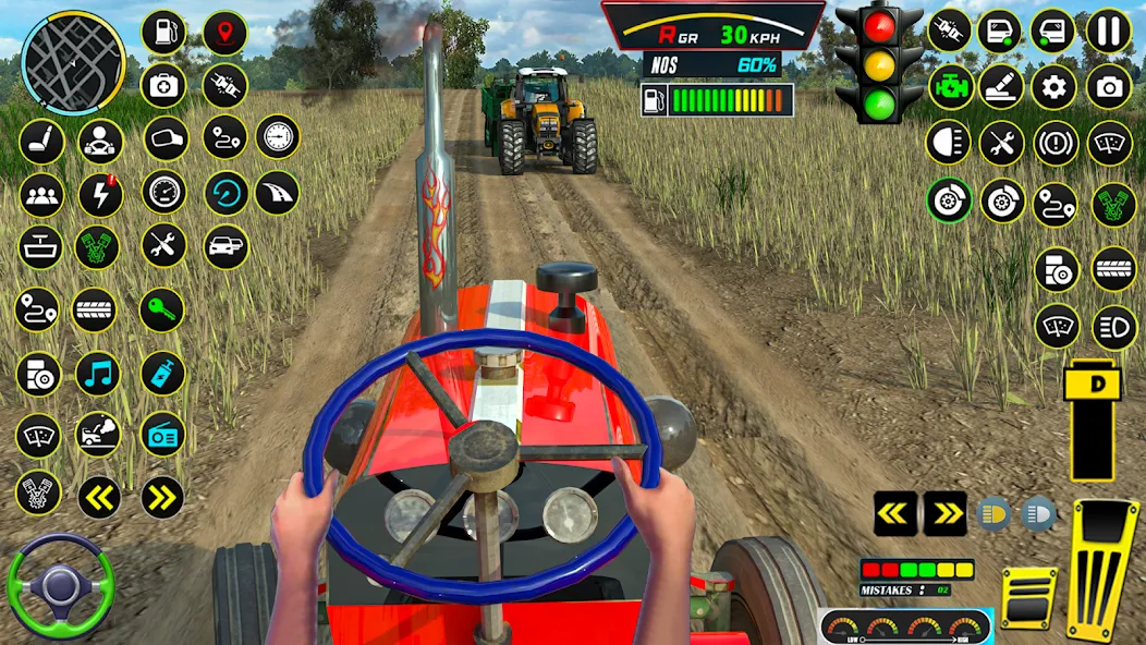 Взлом Farming Tractor Game Simulator (Фарминг Трактор Игра Симулятор)  [МОД Много монет] — полная версия apk на Андроид screen 1