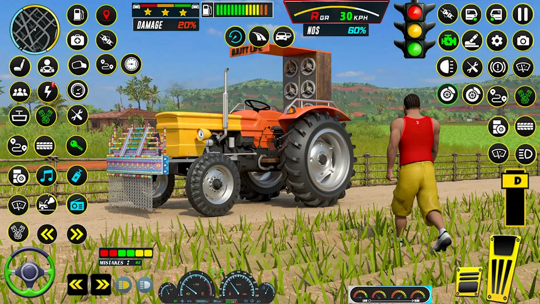 Взлом Farming Tractor Game Simulator (Фарминг Трактор Игра Симулятор)  [МОД Много монет] — полная версия apk на Андроид screen 2