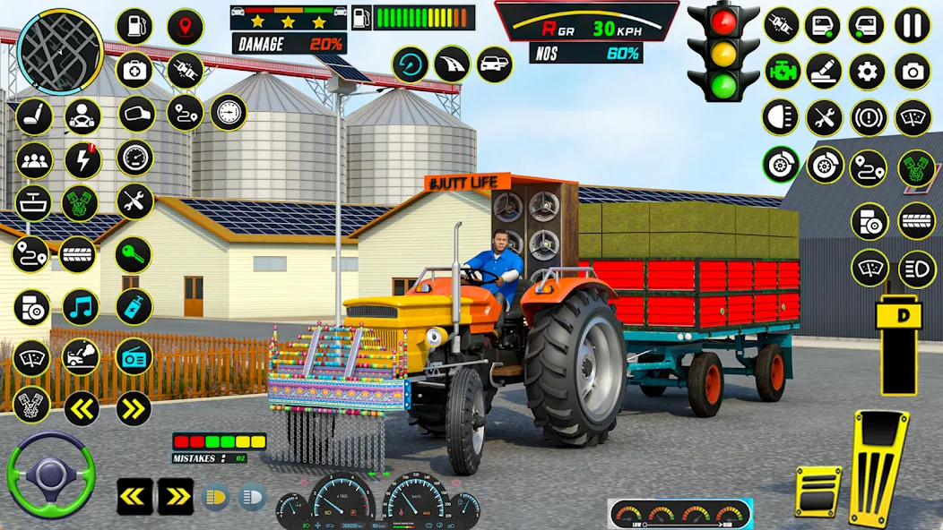 Взлом Farming Tractor Game Simulator (Фарминг Трактор Игра Симулятор)  [МОД Много монет] — полная версия apk на Андроид screen 3