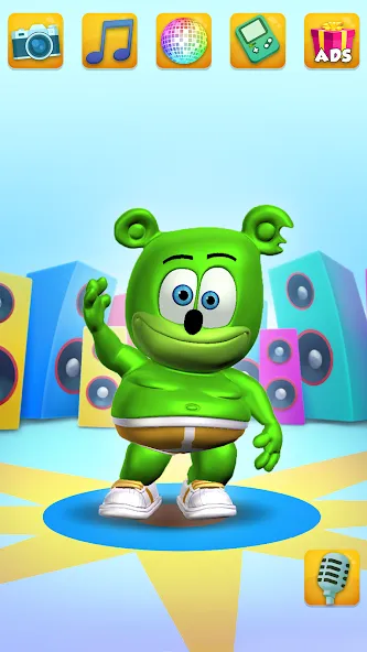 Взломанная Talking Gummy Bear Kids Games  [МОД Menu] — полная версия apk на Андроид screen 1