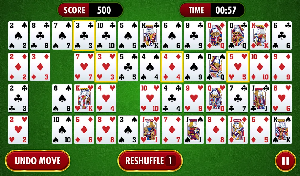 Скачать взлом Gaps Solitaire Challenge (Гапс Солитер Челлендж)  [МОД Много монет] — последняя версия apk на Андроид screen 1