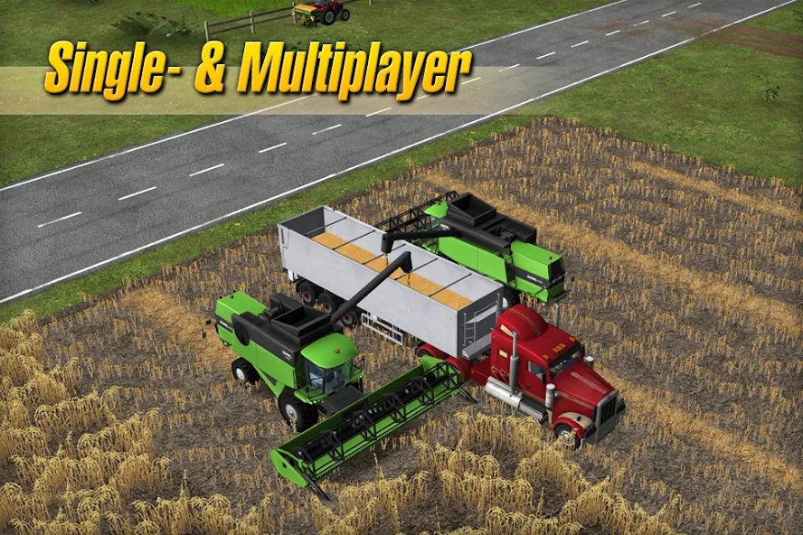 Скачать взломанную Farming Simulator 14 (Фарминг Симулятор 14)  [МОД Меню] — последняя версия apk на Андроид screen 2