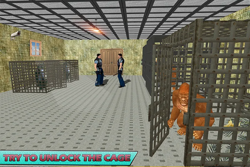 Взломанная Gorilla Smash City Escape Jail  [МОД Много денег] — полная версия apk на Андроид screen 4