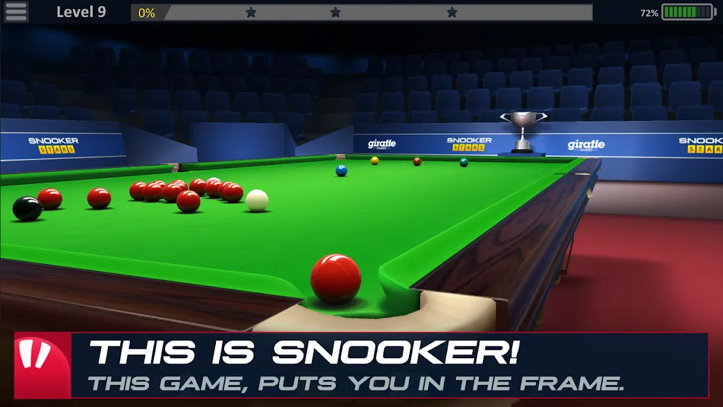 Взломанная Snooker Stars — 3D Online Spor (Снукер Старс)  [МОД Бесконечные деньги] — стабильная версия apk на Андроид screen 1