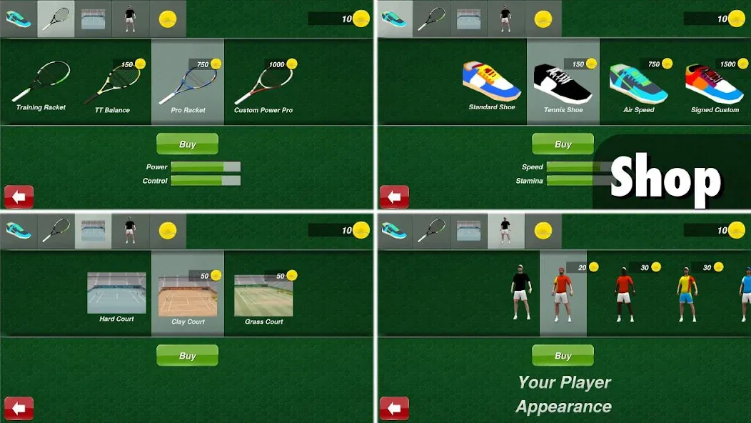 Взлом Tennis Champion 3D — Online Sp  [МОД Бесконечные монеты] — полная версия apk на Андроид screen 5