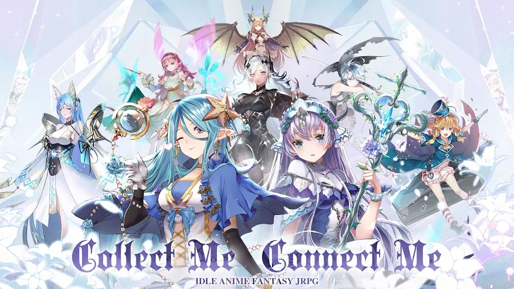 Взломанная Girls' Connect: Idle RPG  [МОД Много монет] — последняя версия apk на Андроид screen 1