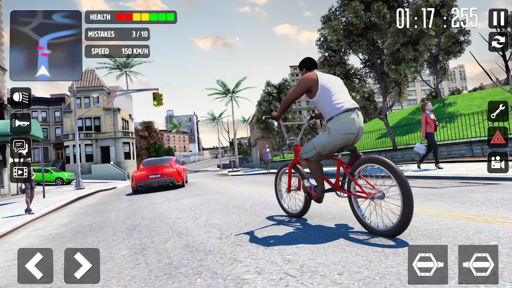 Скачать взломанную Cycle Stunt Games: Cycle Game (Оффроад Велосипедист )  [МОД Menu] — стабильная версия apk на Андроид screen 2