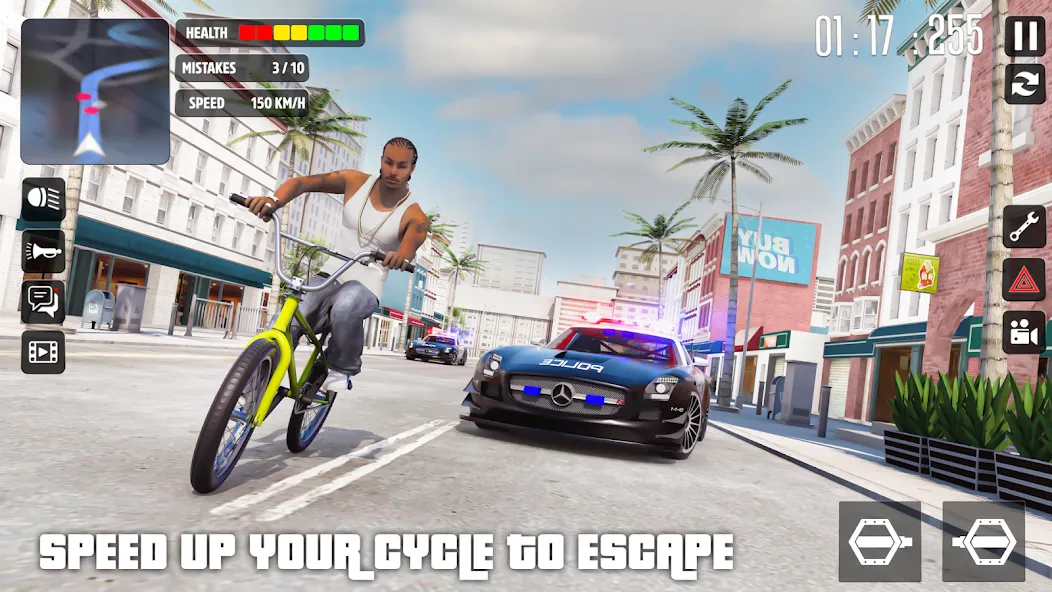 Скачать взломанную Cycle Stunt Games: Cycle Game (Оффроад Велосипедист )  [МОД Menu] — стабильная версия apk на Андроид screen 4