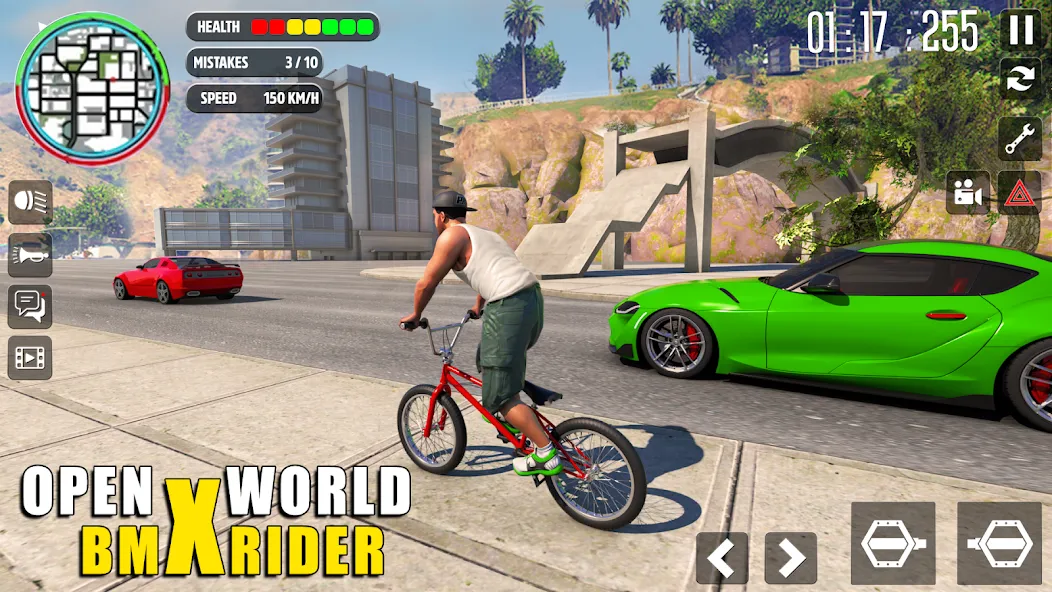 Скачать взломанную Cycle Stunt Games: Cycle Game (Оффроад Велосипедист )  [МОД Menu] — стабильная версия apk на Андроид screen 5