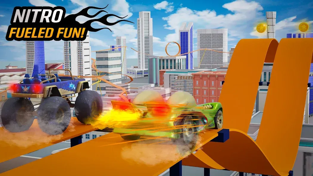 Скачать взломанную Nano Monster Truck Jam Game  [МОД Много монет] — полная версия apk на Андроид screen 4