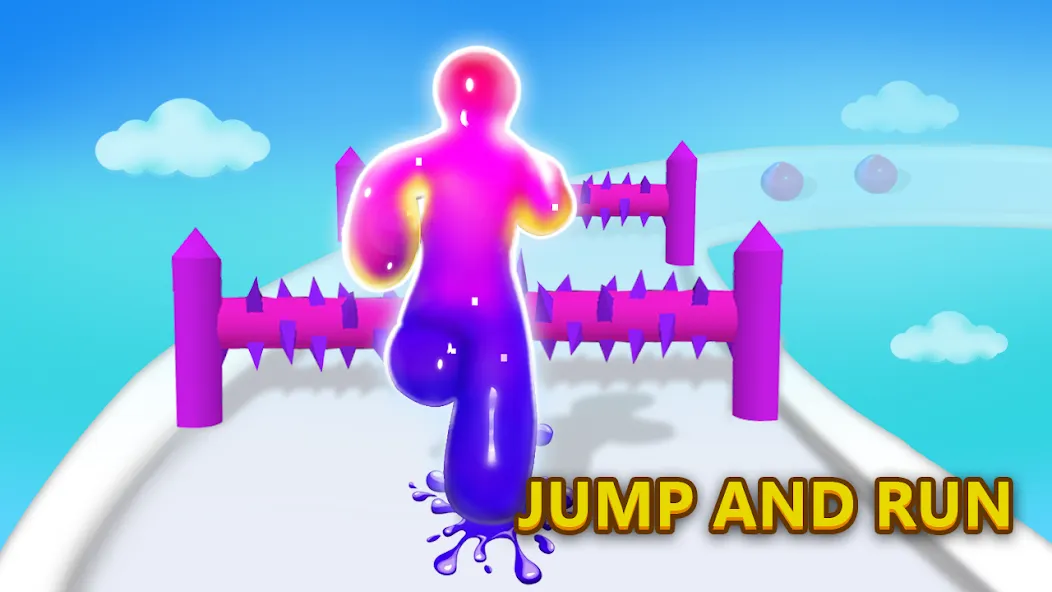 Скачать взлом Blob Dash — Endless Runner (Блоб Дэш)  [МОД Много монет] — полная версия apk на Андроид screen 1