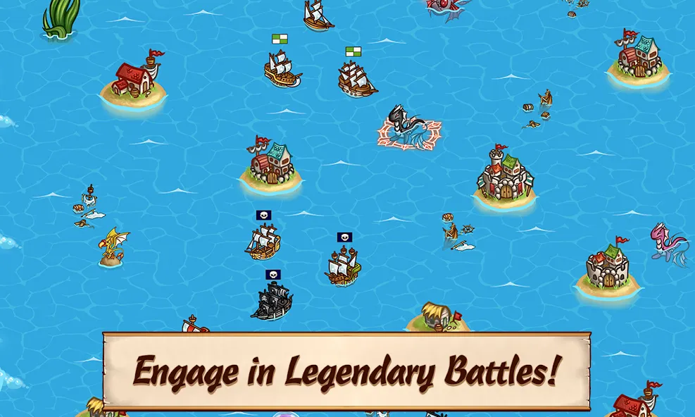 Скачать взлом Pirates of Everseas (Пираты Эверсис)  [МОД Меню] — полная версия apk на Андроид screen 3