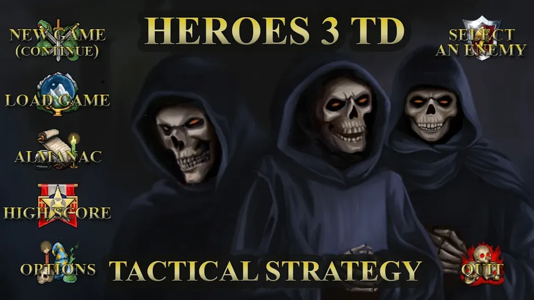 Скачать взломанную Heroes 3 of Might: Magic TD  [МОД Unlimited Money] — стабильная версия apk на Андроид screen 1