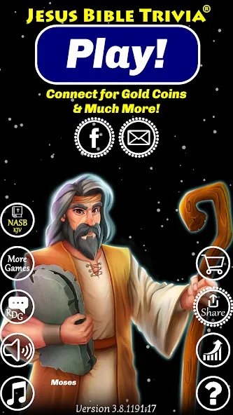 Взломанная Jesus Bible Trivia Games Quiz (Джизус Библ Тривиа Геймс Квиз)  [МОД Много денег] — полная версия apk на Андроид screen 1