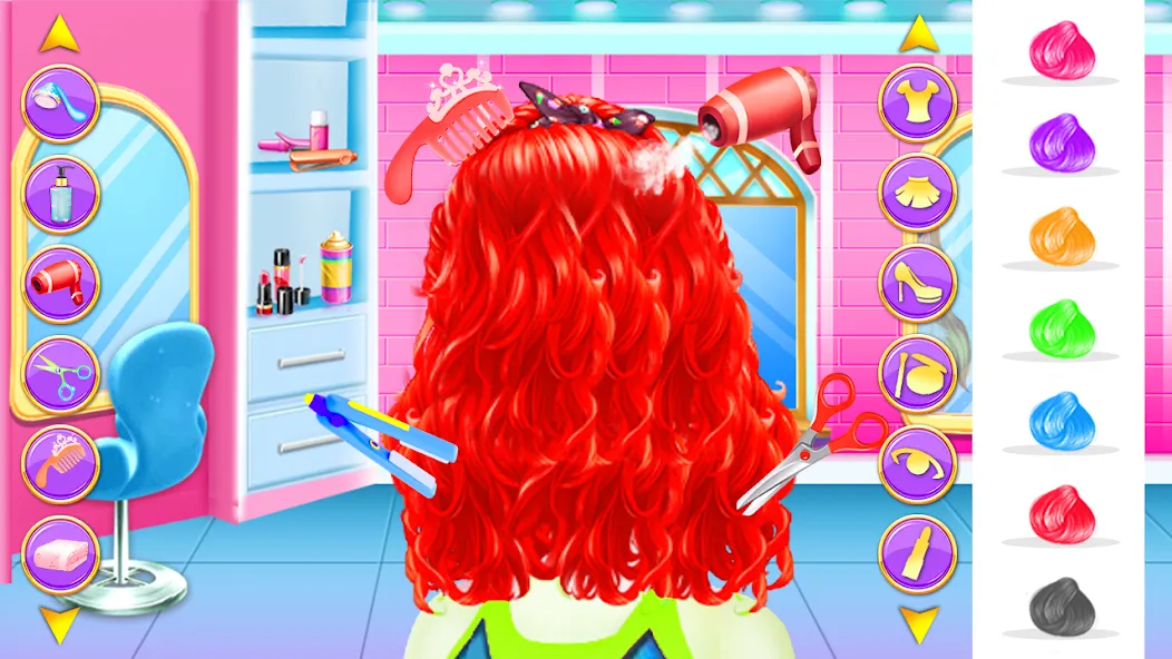 Взлом Fashion Braid Hairstyles Salon  [МОД Меню] — стабильная версия apk на Андроид screen 1