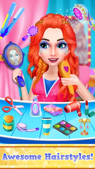 Взлом Fashion Braid Hairstyles Salon  [МОД Меню] — стабильная версия apk на Андроид screen 4