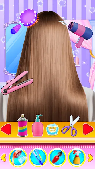 Взлом Fashion Braid Hairstyles Salon  [МОД Меню] — стабильная версия apk на Андроид screen 5