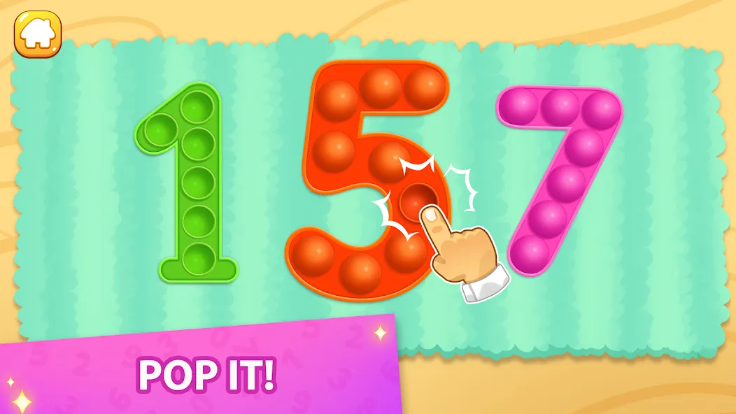 Скачать взломанную Numbers for kid Learn to count  [МОД Mega Pack] — стабильная версия apk на Андроид screen 1