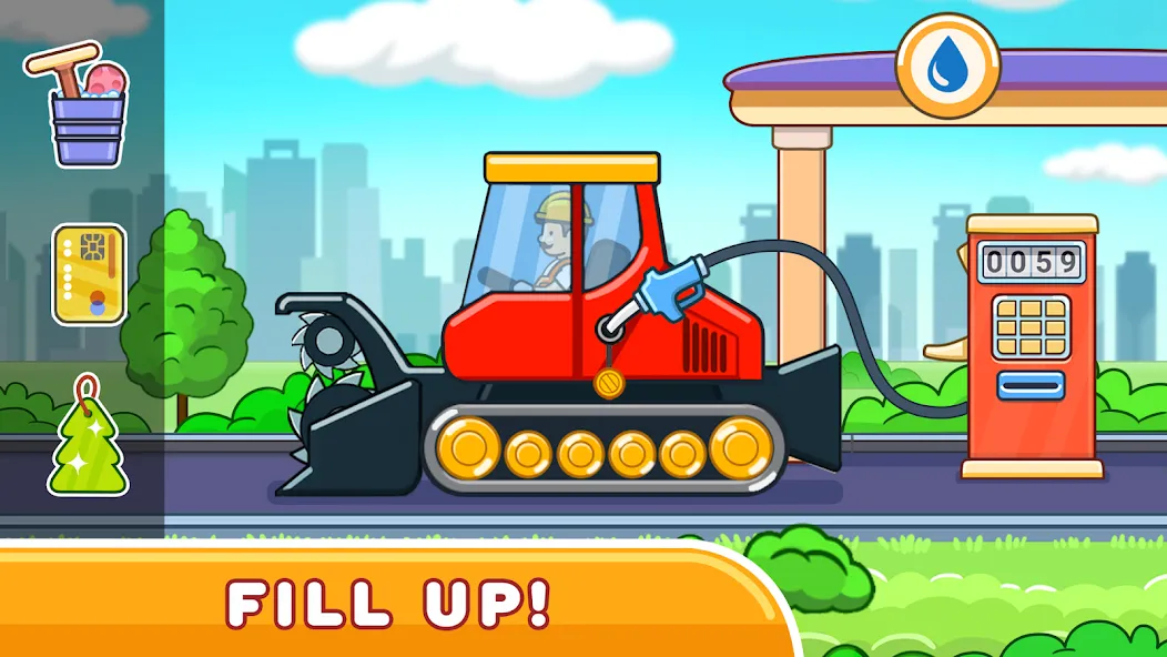 Взломанная Car & Games for kids building  [МОД Unlocked] — полная версия apk на Андроид screen 2