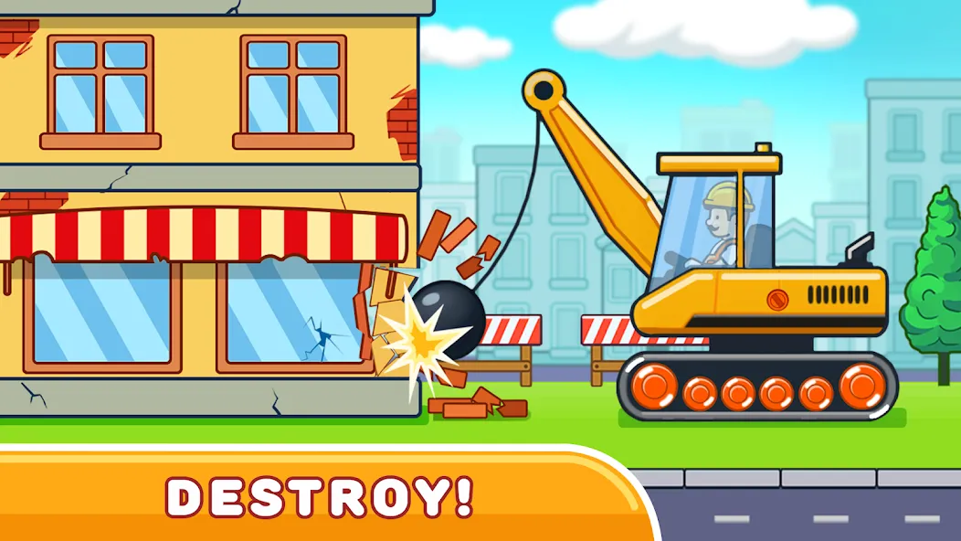 Взломанная Car & Games for kids building  [МОД Unlocked] — полная версия apk на Андроид screen 3