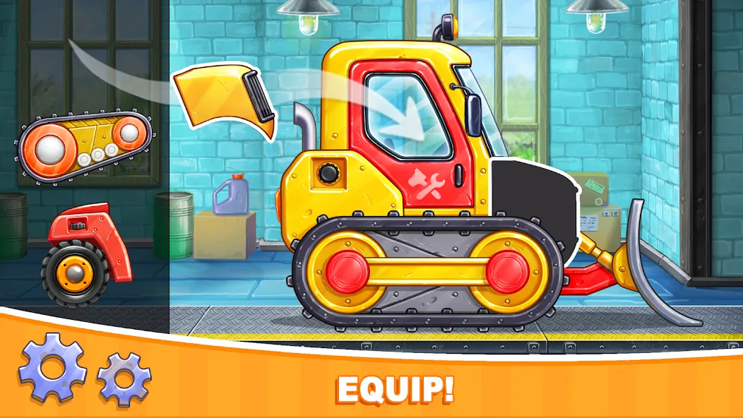 Взлом Car games Bulldozer for kids 5  [МОД Menu] — полная версия apk на Андроид screen 1