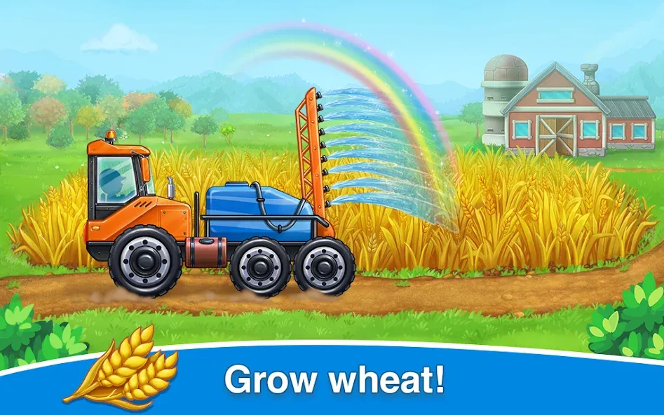 Взломанная Farm land & Harvest Kids Games  [МОД Много денег] — стабильная версия apk на Андроид screen 3