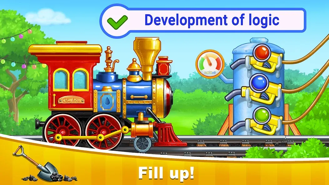 Взлом Train Games for Kids: station  [МОД Меню] — последняя версия apk на Андроид screen 2