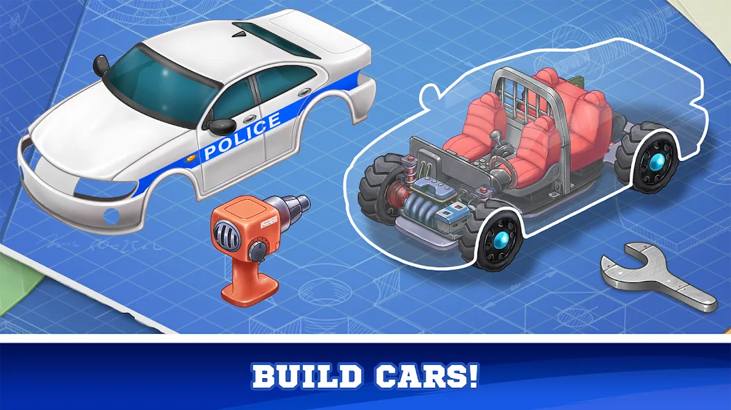 Скачать взломанную Kids Cars Games build a truck  [МОД Много монет] — последняя версия apk на Андроид screen 2