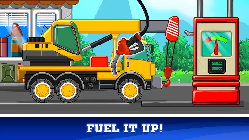 Скачать взломанную Kids Cars Games build a truck  [МОД Много монет] — последняя версия apk на Андроид screen 4