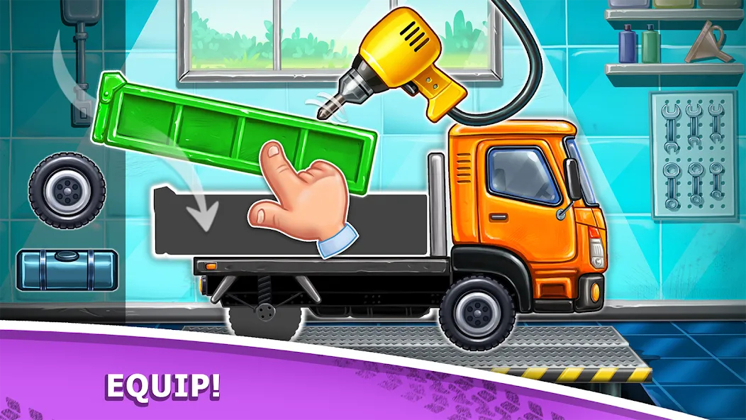 Скачать взлом Truck games — build a house  [МОД Много монет] — полная версия apk на Андроид screen 1