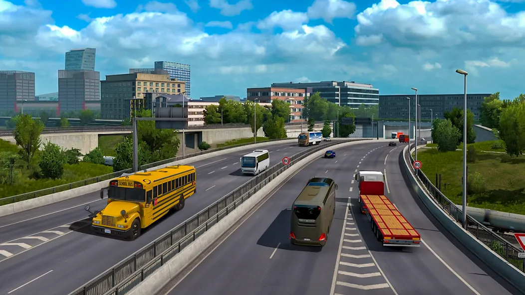 Скачать взлом School Bus Transport Simulator (Школьный Автобусный Транспортный Симулятор)  [МОД Mega Pack] — стабильная версия apk на Андроид screen 4