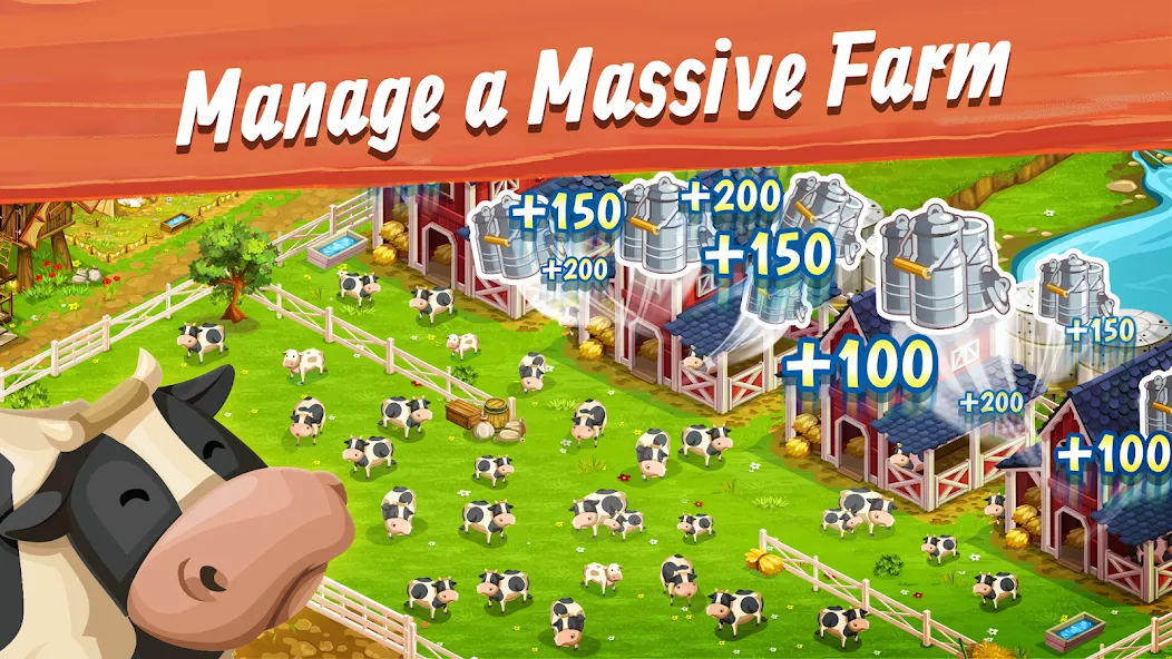 Взломанная Big Farm: Mobile Harvest (Биг Фарм)  [МОД Menu] — стабильная версия apk на Андроид screen 3