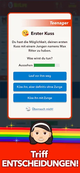 Взломанная BitLife DE — Lebenssimulation (Битлайф ДЕ)  [МОД Бесконечные монеты] — последняя версия apk на Андроид screen 2