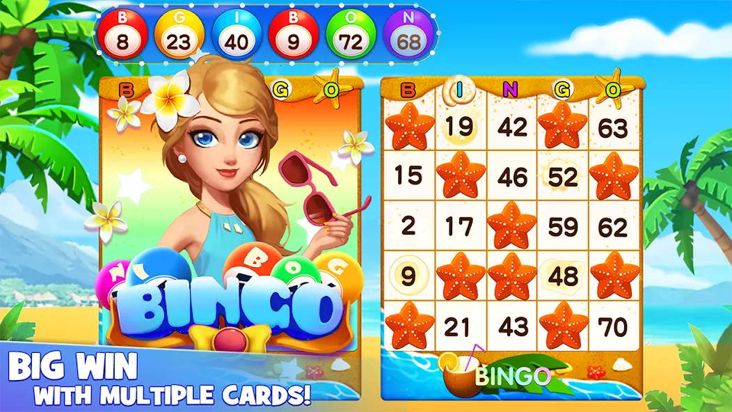 Взломанная Bingo Lucky: Play Bingo Games (Бинго Лаки)  [МОД Unlocked] — стабильная версия apk на Андроид screen 1