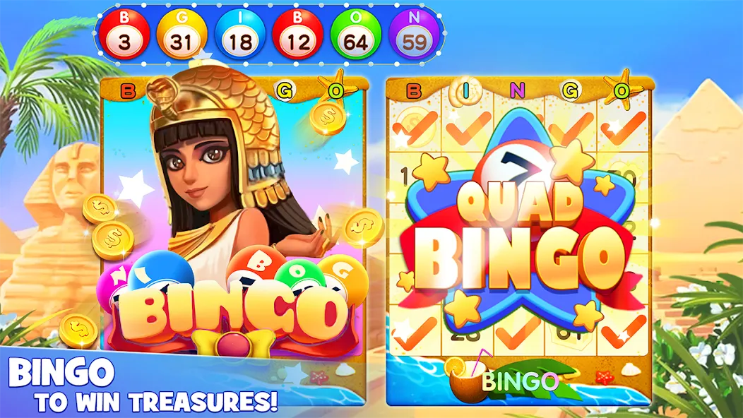 Взломанная Bingo Lucky: Play Bingo Games (Бинго Лаки)  [МОД Unlocked] — стабильная версия apk на Андроид screen 5