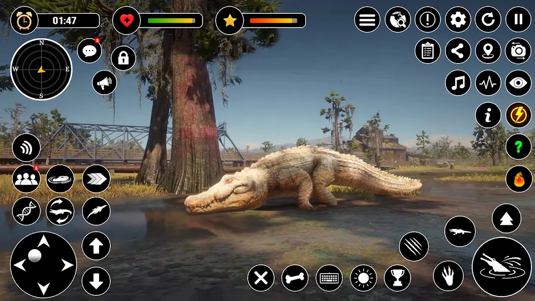 Взлом Animal Crocodile Attack Sim (Энимал Крокодайл Аттак Сим)  [МОД Бесконечные деньги] — полная версия apk на Андроид screen 4