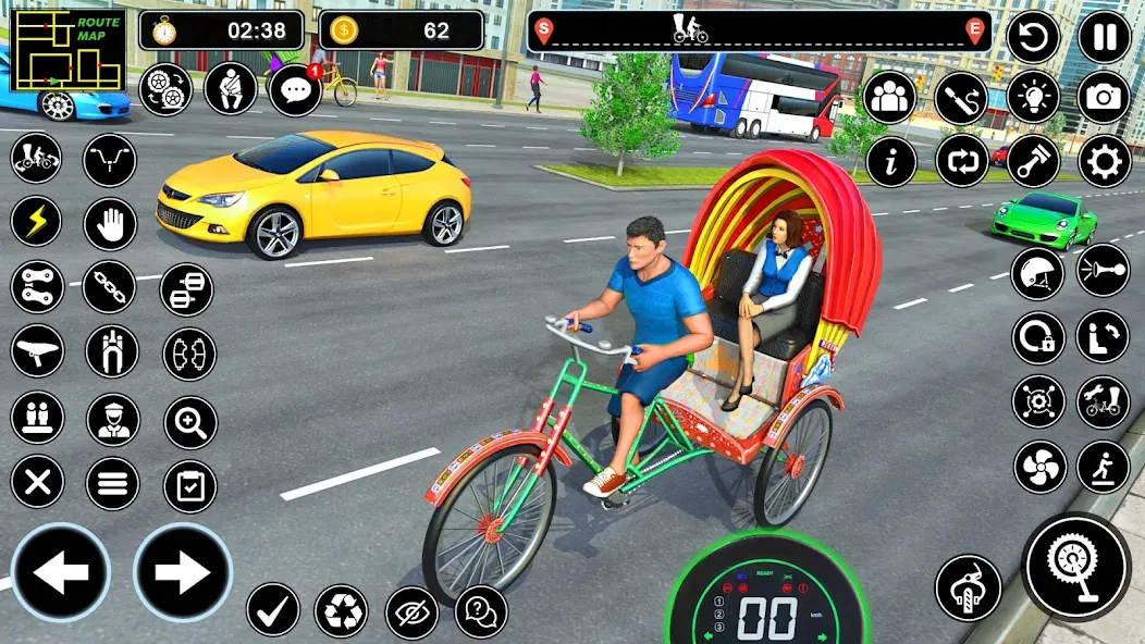 Взломанная BMX Cycle Games 3D Cycle Race (игры на велосипеде 3D гонка)  [МОД Бесконечные деньги] — последняя версия apk на Андроид screen 3