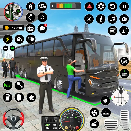 Скачать взлом Bus Simulator — Driving Games  [МОД Бесконечные монеты] — стабильная версия apk на Андроид screen 1