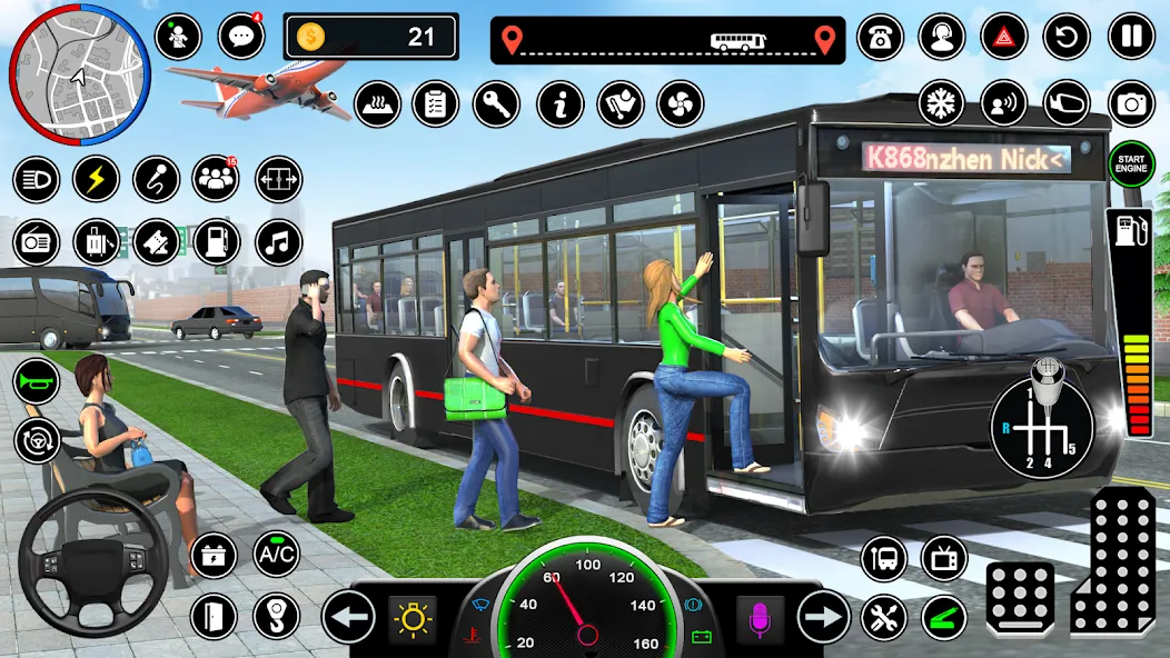 Скачать взлом Bus Simulator — Driving Games  [МОД Бесконечные монеты] — стабильная версия apk на Андроид screen 2