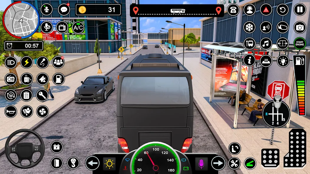 Скачать взлом Bus Simulator — Driving Games  [МОД Бесконечные монеты] — стабильная версия apk на Андроид screen 3