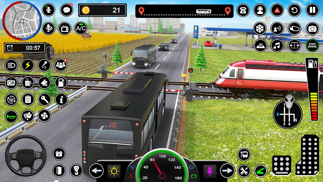 Скачать взлом Bus Simulator — Driving Games  [МОД Бесконечные монеты] — стабильная версия apk на Андроид screen 4