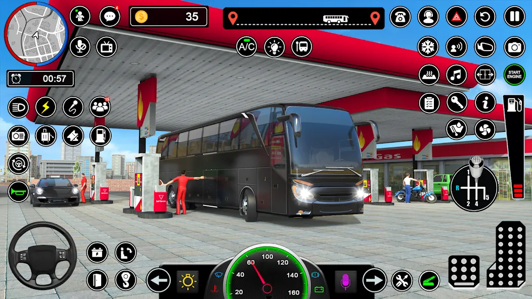 Скачать взлом Bus Simulator — Driving Games  [МОД Бесконечные монеты] — стабильная версия apk на Андроид screen 5