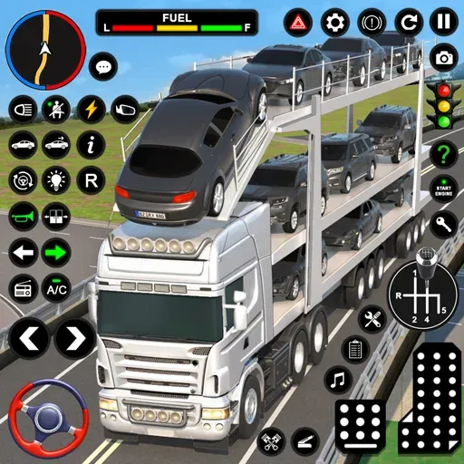 Скачать взлом Car Transport — Truck Games 3D  [МОД Все открыто] — полная версия apk на Андроид screen 1